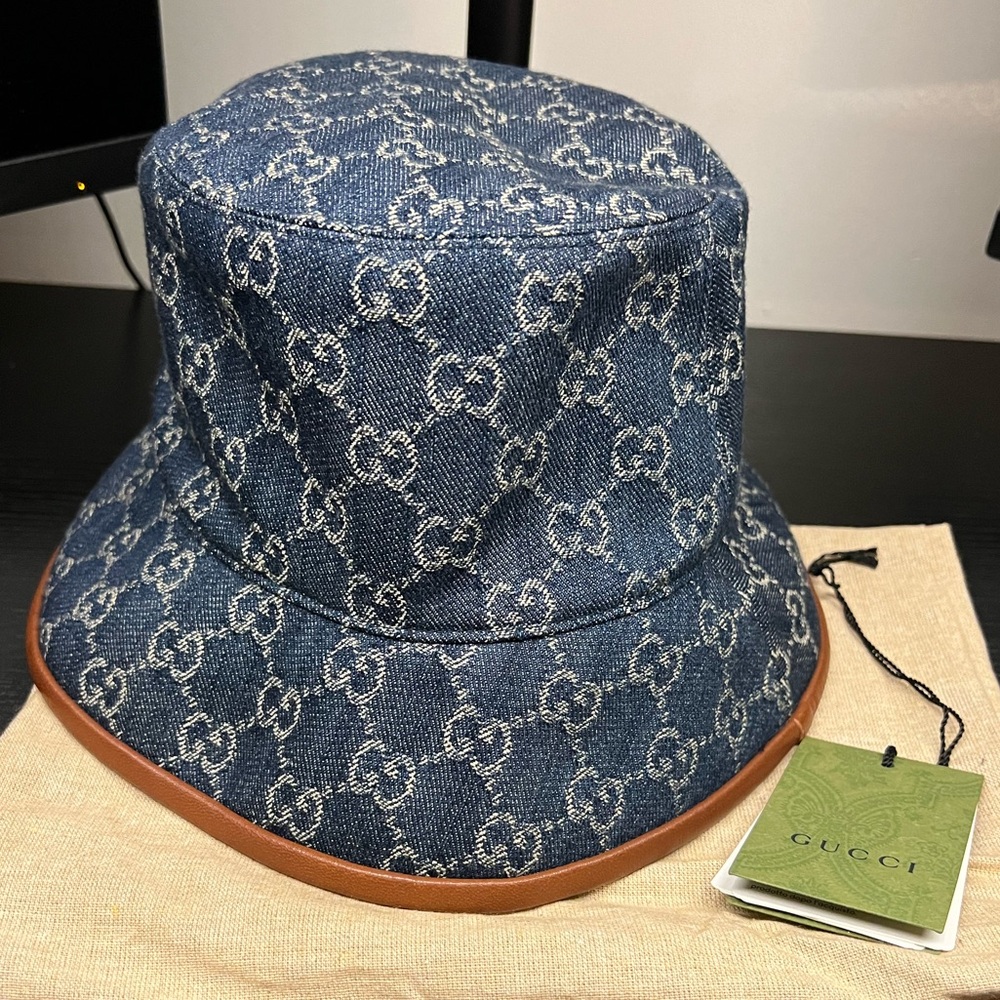 Gucci Denim GG Bucket Hat Supreme